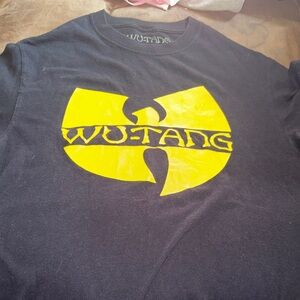 Wu-Tang Clan Black Tee with Yellow Logo